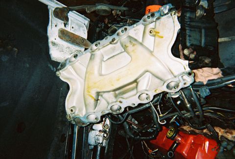 1988 Ford Bronco - Just unbolted and pulled aside.