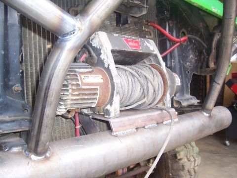 1978 Ford Bronco - recessed winch mount