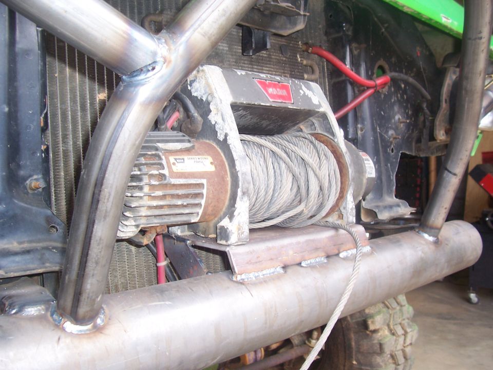 recessed winch mount