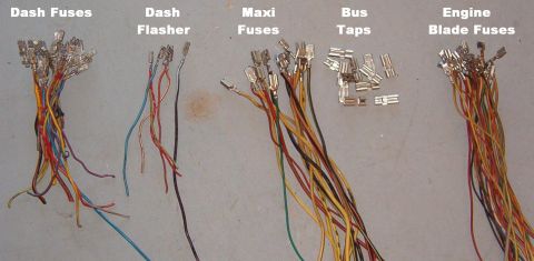 1983 Ford Bronco - A varied collection of spare terminals (scavenged from butchered junkyard harnesses) allows the new circuit to be color- & size-matched to…