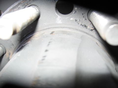 1994 Ford Bronco - front of sterling hub "lip"
