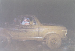 1979 Ford Bronco - muddin at night