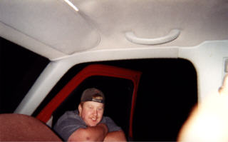 1997 Ford Ranger - my Cousin Pig in my Ranger.