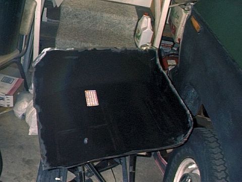 1979 Ford Bronco - Replacement Driver's side floor pan cut to fit.