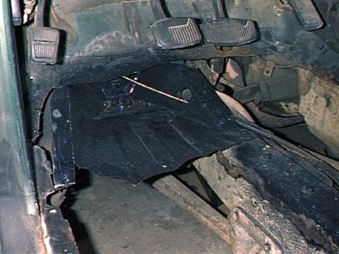 1979 Ford Bronco - Driver's Side - Body corner support.