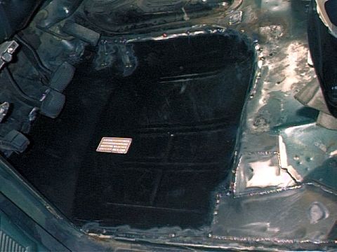 1979 Ford Bronco - Driver's Side - Floor pan welded in place.