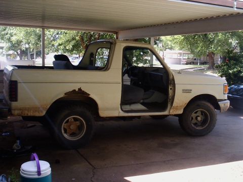 1991 Ford Bronco - Before I started.