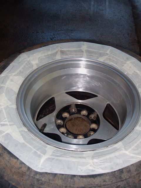 1991 Ford Bronco - Edges all taped up.