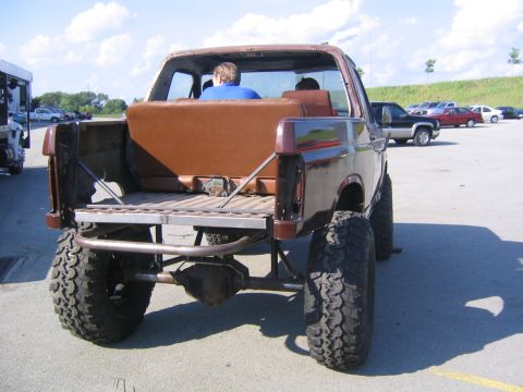 1982 Ford Bronco - This modified Ford Bronco appears to be from the early 1980s, not 1982, based on its body style.