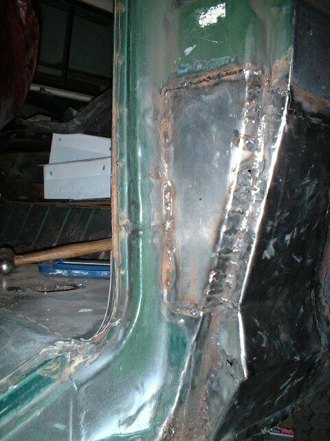 1979 Ford Bronco - Finished door jamb repair.
