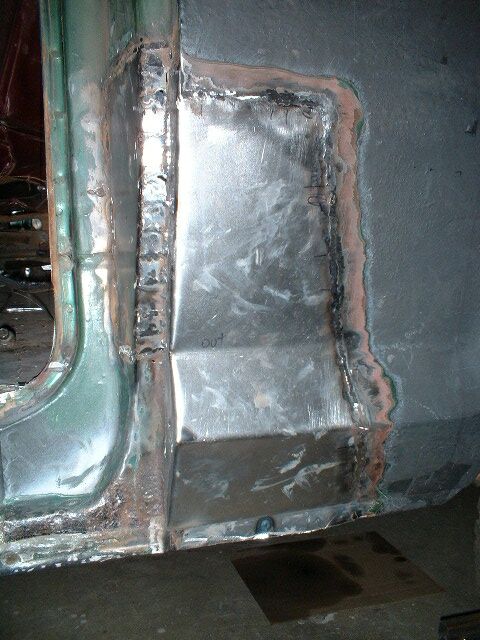 1979 Ford Bronco - Finished repair of B-Pillar.