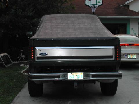 1985 Ford Bronco - Rear View (Gotta use those side mirrors)