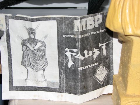 1991 Ford Bronco - Document details a Faust statue from Michael Burnett Production.