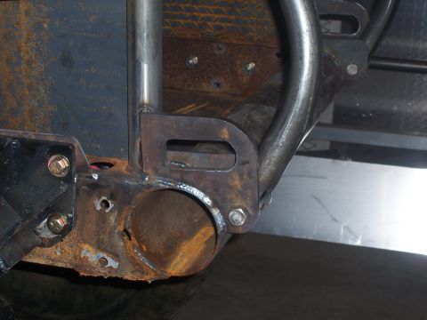 1978 Ford Bronco - spare mount hinge / tow point