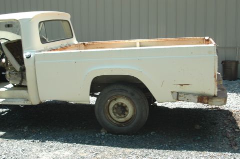 1963 Ford F-250 - This pickup truck's body style suggests a mid-1950s model, not a 1963 Ford F-250.