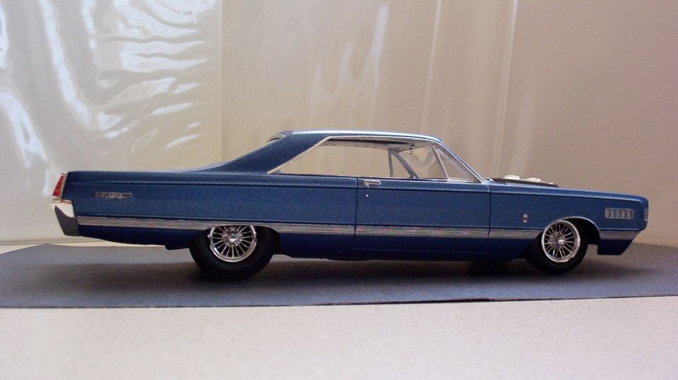 Side view of the custom model.