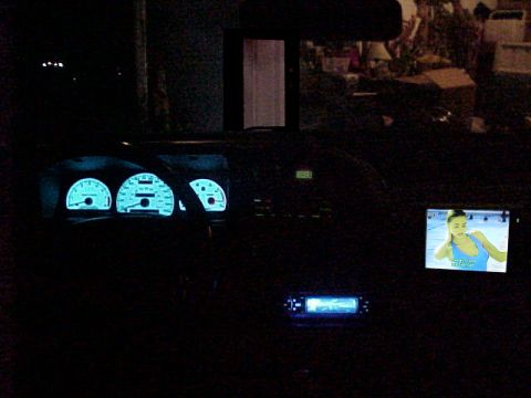 1991 Ford Taurus - Night shot of interior - bonus points if you guess the movie!