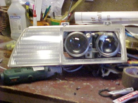1991 Ford Taurus - A little project I'm working on. Projector headlights.