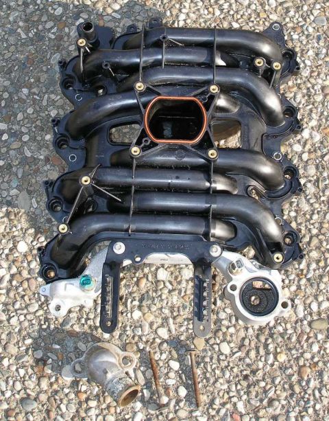 1998 Ford Crown Victoria - For sale: Aftermarket, revised NPI intake. t-stat housing, t-stat bolts, and intake bolts included. Alternator bracket and sensors also inc…