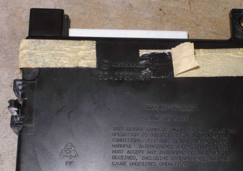1998 Ford Crown Victoria - Motorolla part number on the underside.