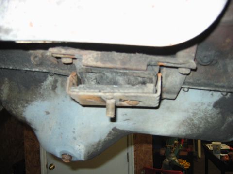 1992 Ford Bronco - factory motor mounts were trashed.
