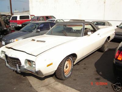 1972 Ford Ranchero - A before picture of 72' Cobra Jet at impound yard