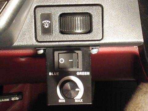 1990 Ford Probe - Dimmer And Color Control Switch
