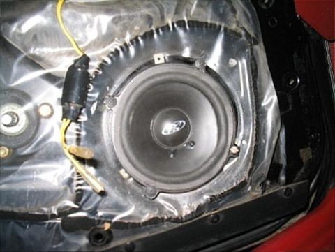 1990 Ford Probe - QX130 Phoenix Gold 5 1/4 Speakers - Brass Spacers For Mounting - Replaced Factory Door Speakers - RMS 75W - Peak 150W - 85-24,000 Hz - 4 ohm