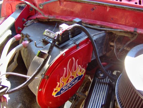 1978 Ford Bronco - This is where I mounted the controllers