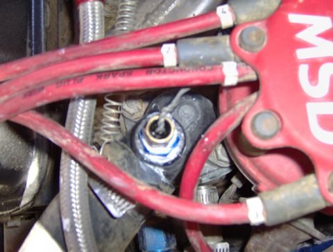 1978 Ford Bronco - temp probe in thermastat housing