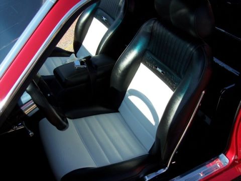 1972 Ford Ranchero - Interior view of a car's front seats and dashboard area.