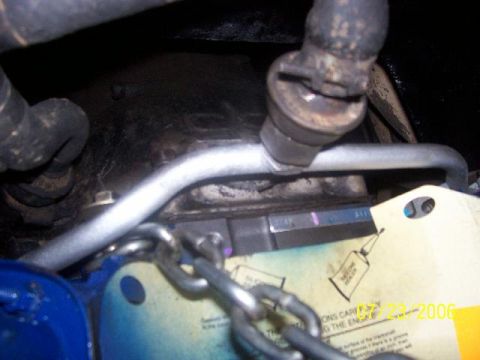 1987 Ford Bronco - Just when things start to come to an end... D'oh check out the line on the bell housing