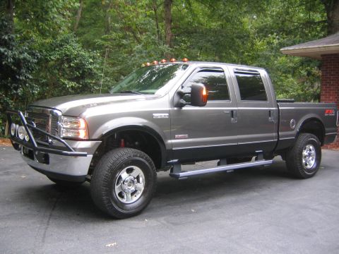 2005 Ford F-250 - Yeah I realized the other day that I didn't have any pics with the ORU brush guard and IPF lights I've had on for a while now... O well. He…