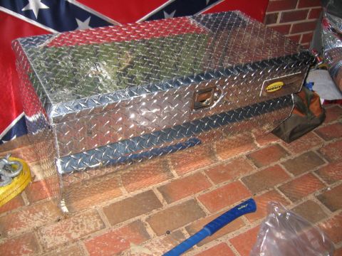 1979 Ford Bronco - Tool box for the back to hold all my spare parts and tools....