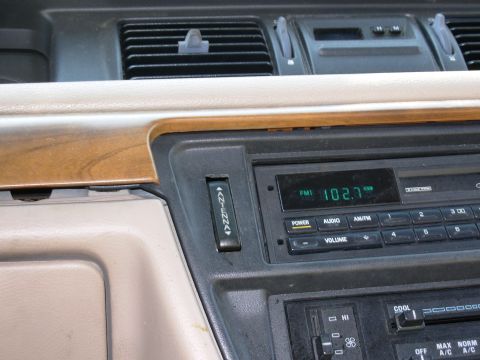 1994 Ford Crown Victoria - Remove the original radio bezel, connect & install the new switch, and install the new bezel. The antenna motor should work with the key tu…