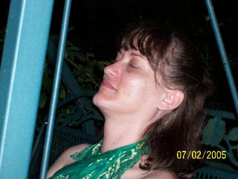 1987 Ford Bronco - Lori relaxing