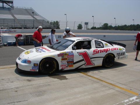 1992 Ford Taurus - Me getting into the Stock Car for a ride.