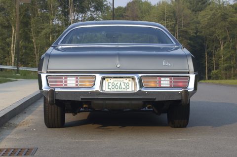1978 Dodge Monaco - 1978 Dodge Monaco rear view showing taillights and license plate.