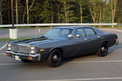 1978 Dodge Monaco - This 1978 Dodge Monaco sedan is captured in a front quarter view, its classic design.