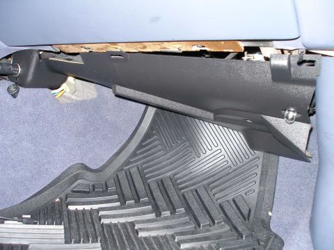 2001 Ford Crown Victoria - Apparently, changes to the 2001 Panthers causes the pre-2001 panel to not fit properly. Until I acquire a 2001 to present panel, I am using…