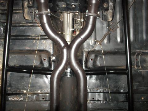 1966 Ford Fairlane - Those subframe connectors are made of mild steel .120 wall, and designed, fabricated, installed by Bob. The custom exhaust system was done…