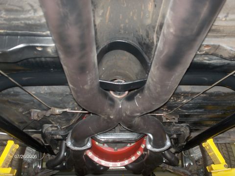 1966 Ford Fairlane - Just trying to get another view of the drive shaft loop.