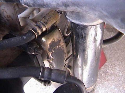 1989 Ford Mustang - Here is that damn gold bracket any help on its supposed location would be appreciated!?!