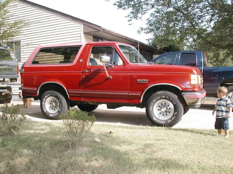 1991 Ford Bronco - new 91 silver anniversary bronk