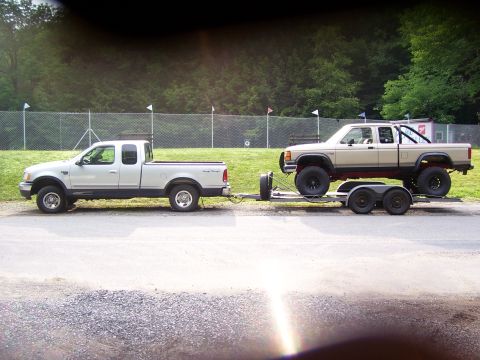 1990 Ford Ranger - Broncoii.org ride, Rausch Creek Offroad Park in PA. July 8, 2006 Tow rig and ranger at campground in PA