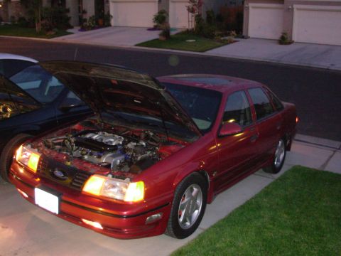 1995 Ford Taurus - engine shot of my gen I