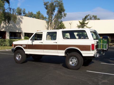 1988 Ford C-350 (Centurion Conversions) - This 1988 Ford C-350 Centurion Conversions SUV features a two-tone paint scheme and an extended cab.
