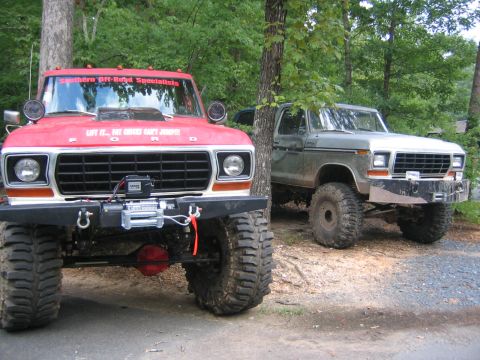 1979 Ford Bronco - at camp next to Shawn's