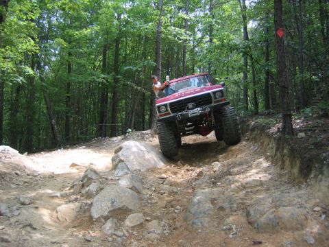 1979 Ford Bronco - my buddy out the window...