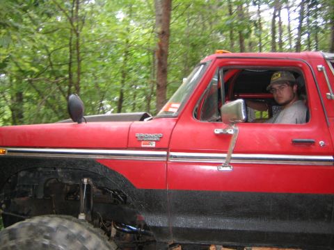 1979 Ford Bronco - don't know why i look so mad... o yeah, my new fuel pump went bad in less than a month....